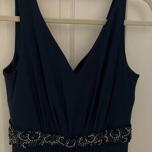 Navy formal dress size 6 (fits like an 8)